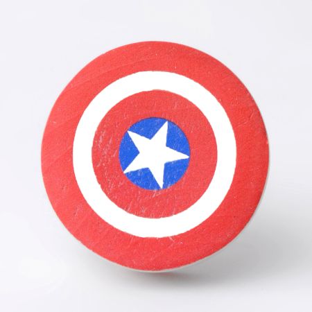 Handmade Pine Wood Captain America Handle Set